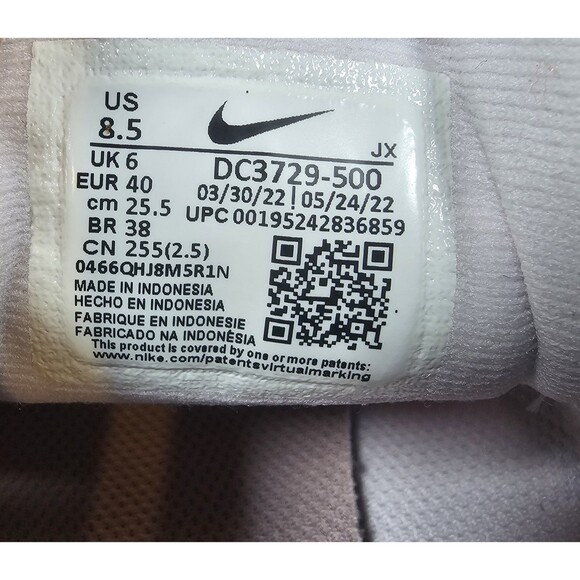 Nike Revolution 6 NN Violet/Champagne White Running Women’s Sneakers Size 8.5 - Picture 12 of 12